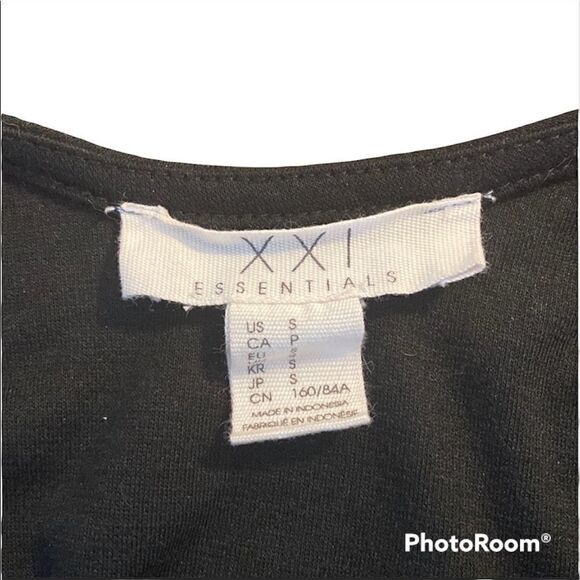 XXI ESSENTIAL Black Fitted Mini Dress - Picture 6 of 7